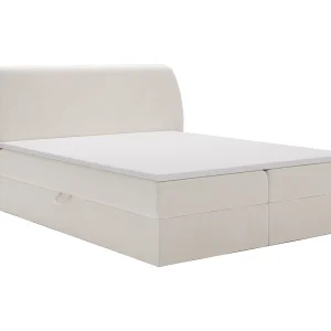 Boxspringbed 180×200 Cartagena – bed met geïntegreerde veringmatras, topper, opbergruimte – gestoffeerd bed crème (Komodo 10) Boxspringbed 180×200 Cartagena – bed met geïntegreerde veringmatras, topper, opbergruimte – gestoffeerd bed crème (Komodo 10)