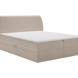 Boxspringbed 180×200 Cartagena – bed met geïntegreerde veringmatras, topper, opbergruimte – gestoffeerd bed beige (Komodo 11) Boxspringbed 180×200 Cartagena – bed met geïntegreerde veringmatras, topper, opbergruimte – gestoffeerd bed beige (Komodo 11)