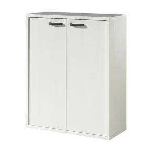 Rangement Bureau – Kast met 2 Witte Deuren Mat – Collectie SOON – Meublorama Rangement Bureau – Kast met 2 Witte Deuren Mat – Collectie SOON – Meublorama