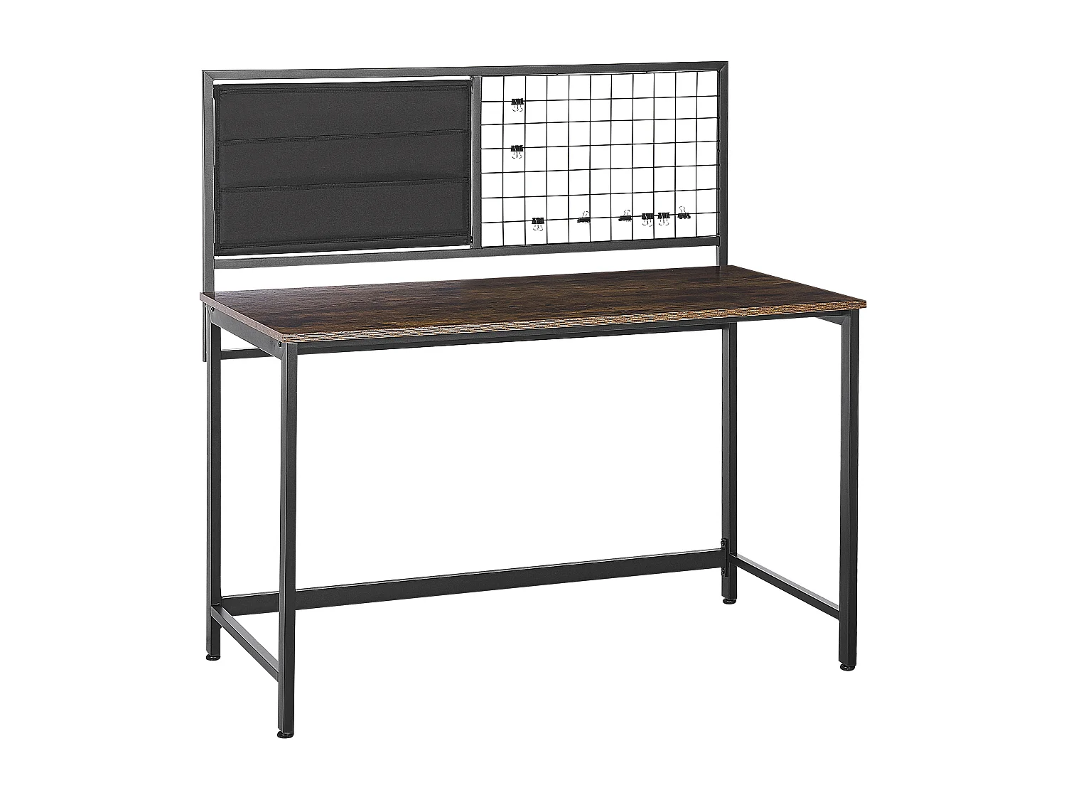 Bureau met memobord VINCE Zwart 118 cm 60 cm
