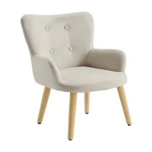 Coco | Fauteuil voor kinderen in microvezel crème Coco | Fauteuil voor kinderen in microvezel crème