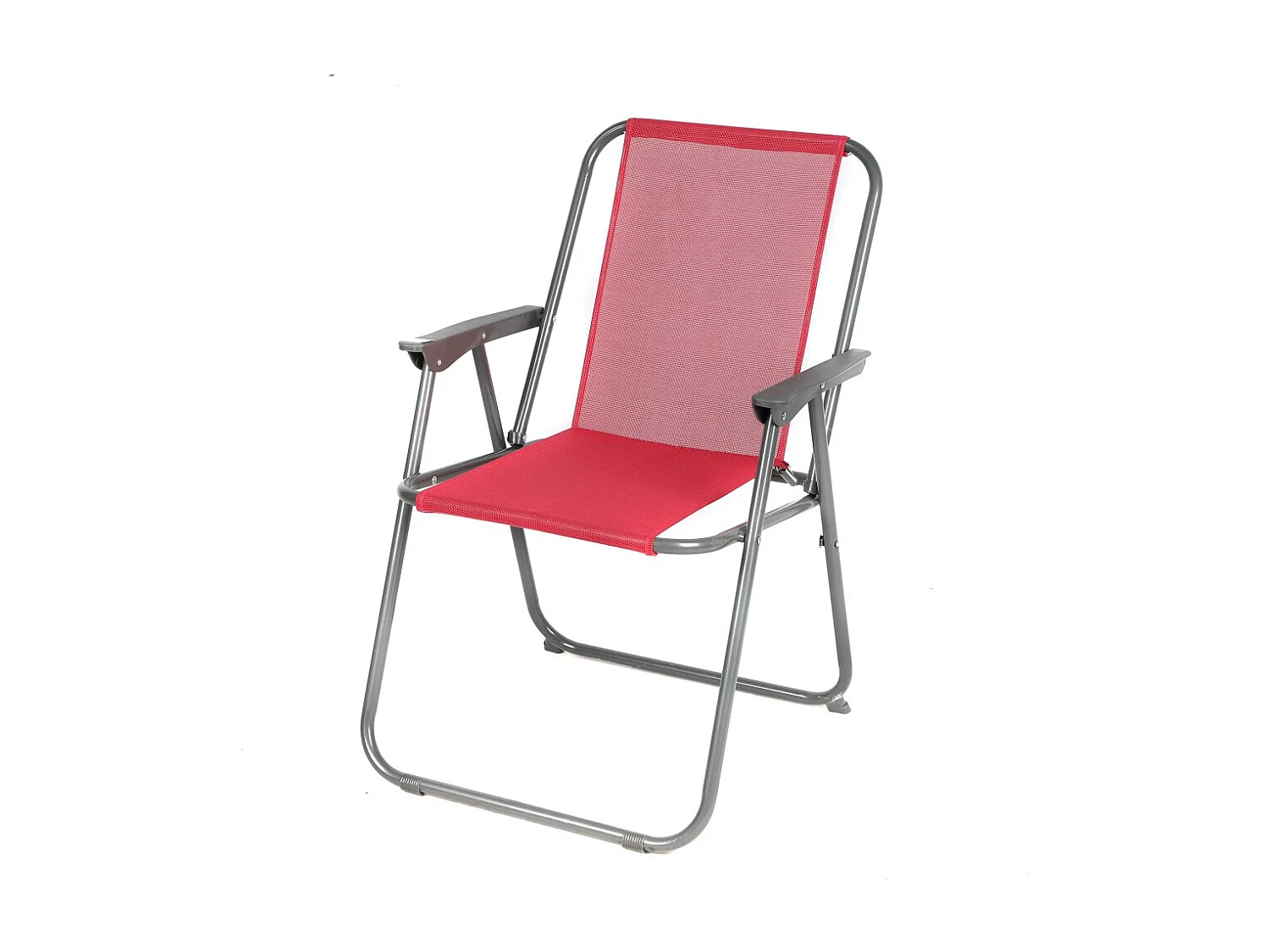 Tuinstoel opvouwbaar in fuchsia stof - Afmetingen 53x55x75 cm