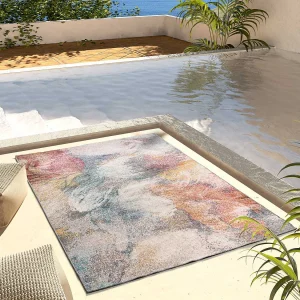 Buitentapijt – abstract – veelkleurig – 120×170 cm – SAMARA Buitentapijt – abstract – veelkleurig – 120×170 cm – SAMARA