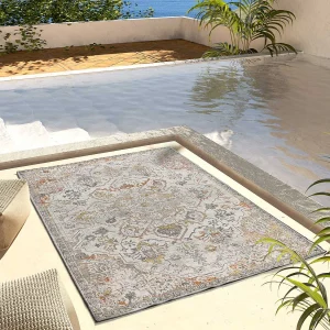 Buitentapijt – vintage – veelkleurig – 200×290 cm – SAMARA Buitentapijt – vintage – veelkleurig – 200×290 cm – SAMARA