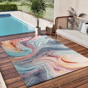 Buitentapijt – abstract – veelkleurig – 160×230 cm – SAMARA Buitentapijt – abstract – veelkleurig – 160×230 cm – SAMARA