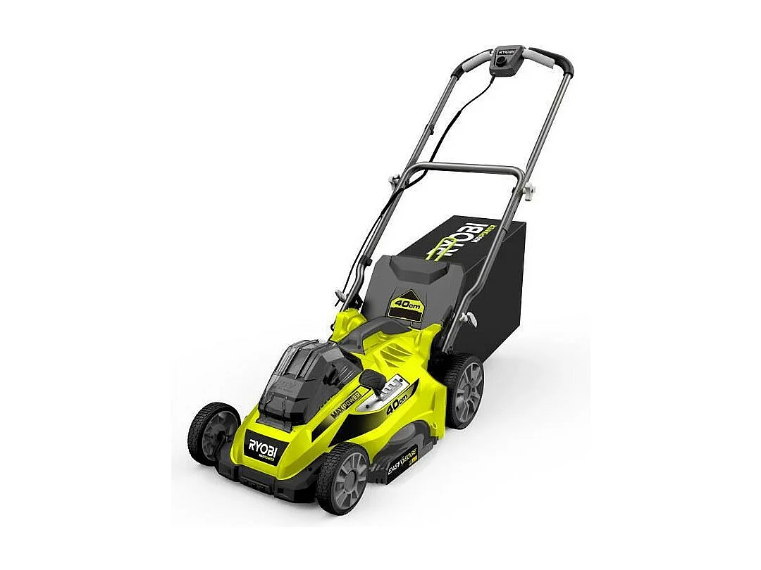Draadloze grasmaaier RYOBI MAX POWER 36V Power Assist™ - Ø snede 40 cm - Opvangen en mulchen - Lithium+ 5,0 Ah batterij