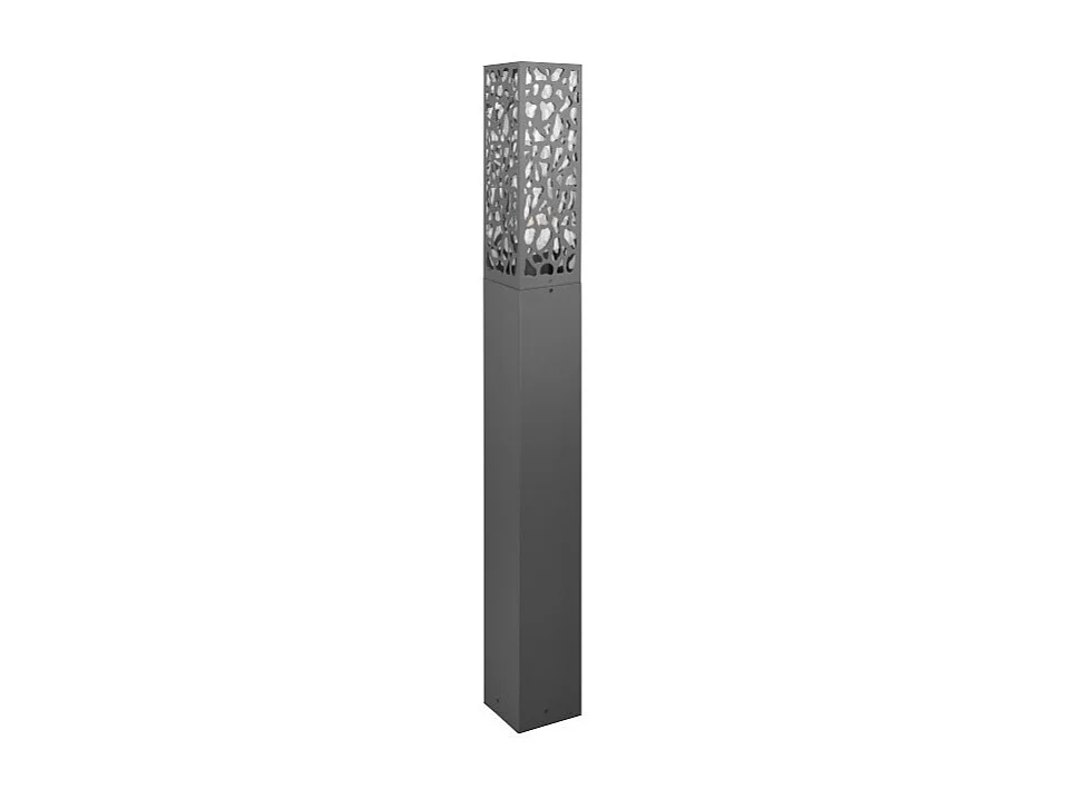 Buitenpaal Trio Cooper 100 cm Aluminium IP44 Fitting E27 40W Max