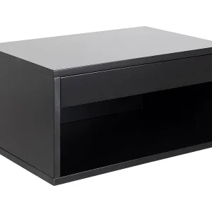 Cholet nachtkastje 1 lade, 1 plank zwart.