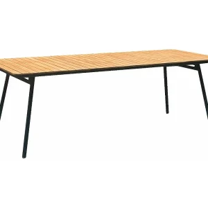 Cleveland tuintafel Teak, zwart.