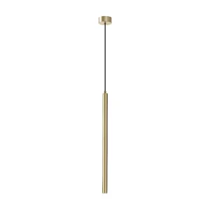 Deckenleuchte im modernen Stil TANIA – Höhe 60,8 cm – LED SMD AC 4 W – 400 lm und 3 K – Sockel ø8 cm – Stahl und Gold – IP40
