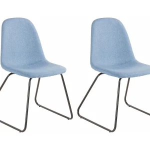 Colby | Eetkamerstoel in Jeansblauwe stof, 2 stuks Colby | Eetkamerstoel in Jeansblauwe stof, 2 stuks