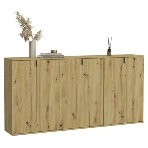 Buffet 6 deuren – Licht eiken – BODITE