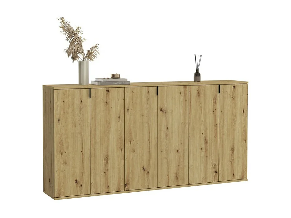 Buffet 6 deuren – Licht eiken – BODITE