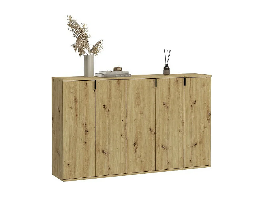 Buffet 5 deuren – Licht eiken – BODITE