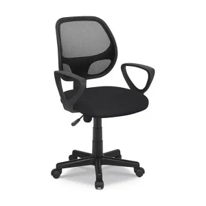 Bureaustoel IPOLIST – Zwart netweefsel – Verstelbare hoogte 86-98 cm – Moderne en ergonomische stijl Bureaustoel IPOLIST – Zwart netweefsel – Verstelbare hoogte 86-98 cm – Moderne en ergonomische stijl