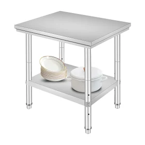 Commerciale Inox-Werkvoorbereidingstafel SucceBuy 24x30x31 Inches