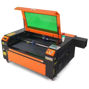 CO₂-Lasergraveer SucceBuy, LaserGraveer- en Snijmachine 100 W, 600 x 900 mm, Digitale Bedieningspaneel, voor Hout, Acryl en Stof CO₂-Lasergraveer SucceBuy, LaserGraveer- en Snijmachine 100 W, 600 x 900 mm, Digitale Bedieningspaneel, voor Hout, Acryl en Stof
