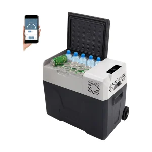 Draagbare Autokoelkast met Vriezer SucceBuy 50L Enkele Zone Compressor