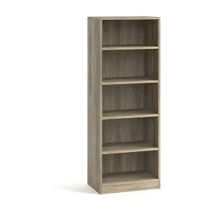 Bibliotheekkast design 4 planken, lichte eikenkleur collectie TOLLY Bibliotheekkast design 4 planken, lichte eikenkleur collectie TOLLY