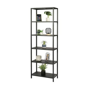 Bibliotheek design 6 niveaus in zwart metaal collectie SOHO Bibliotheek design 6 niveaus in zwart metaal collectie SOHO