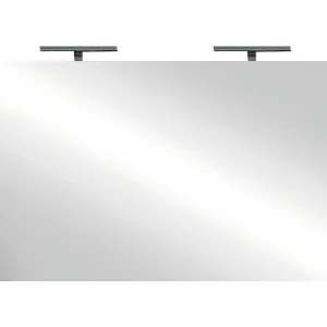 Spiegelontwerp met 2 leds, 120×75 cm, collectie KUBRICK