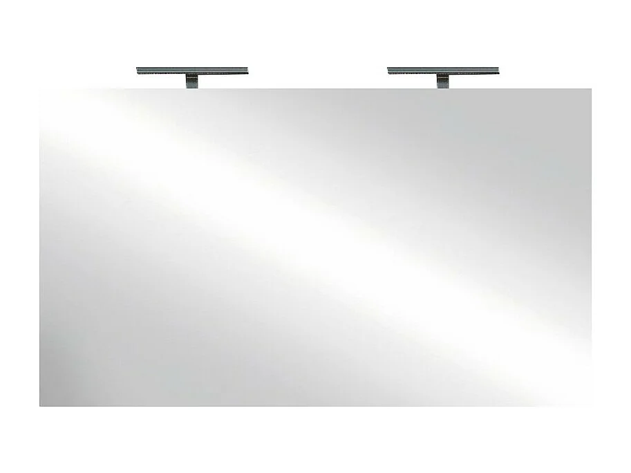 Spiegelontwerp met 2 leds, 120x75 cm, collectie KUBRICK