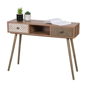 Console ALTA in lichteiken kleur met 2 laden – Scandinavisch design en praktische opbergruimte
