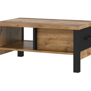 Salontafel design DARWIN – Spar en zwart Salontafel design DARWIN – Spar en zwart