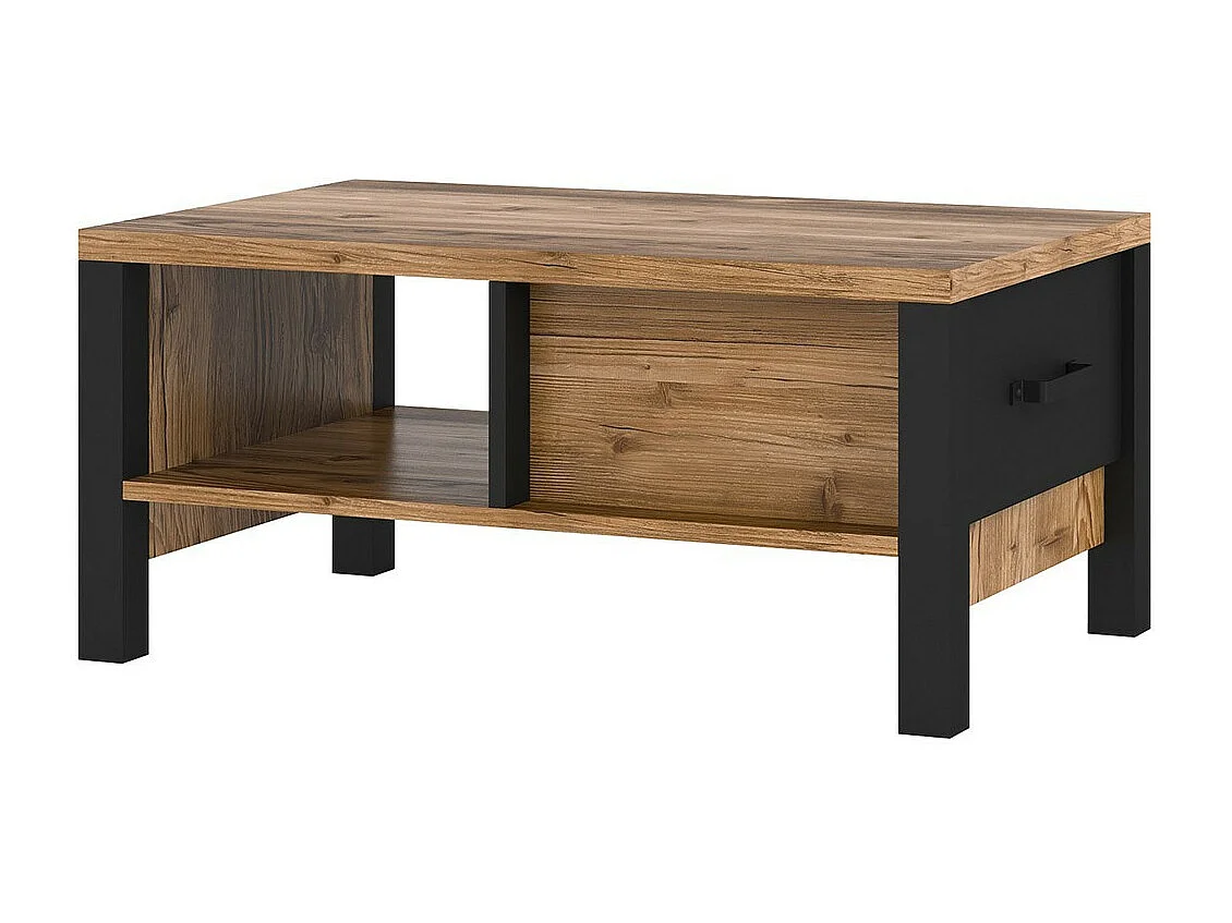 Salontafel design DARWIN – Spar en zwart