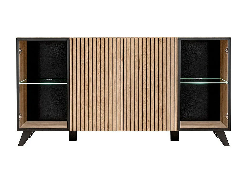 Buffet design NIELSEN – 160 cm met geïntegreerde LED-verlichting
