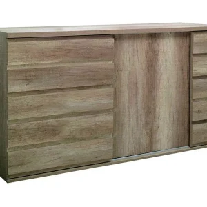Buffet 2 schuifdeuren ROMI – Kleur dab canyon – 160 x 99 x 55 cm Buffet 2 schuifdeuren ROMI – Kleur dab canyon – 160 x 99 x 55 cm