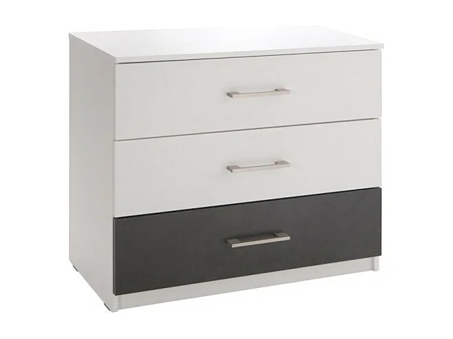 Commode RENATO kleur wit - 3 lades