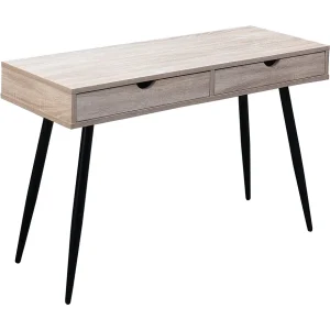 Bureau CALIFORNIA 2 laden – Licht eiken en zwart – Scandinavische stijl
