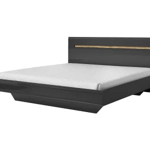 Volwassen bed design 180×200 collectie LUCIA. Kleuren grijs en eiken. Volwassen bed design 180×200 collectie LUCIA. Kleuren grijs en eiken.