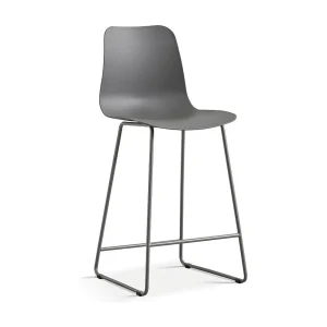 Counterstoel 'Mario' PP Grijs, afmetingen: H100,5 x B51 x D44cm