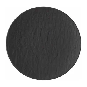 Broodbord van porselein zwart Ø 16 cm, Manufacture Rock Broodbord van porselein zwart Ø 16 cm, Manufacture Rock