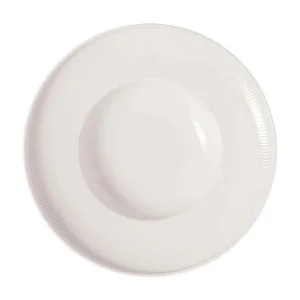 Diep bord van porselein wit Ø 25 cm, Afina Diep bord van porselein wit Ø 25 cm, Afina