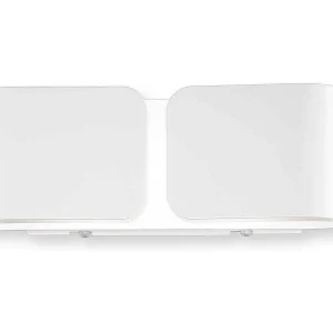 CLIP AP2 MINI, wit metalen wandlamp, Ideal Lux CLIP AP2 MINI, wit metalen wandlamp, Ideal Lux