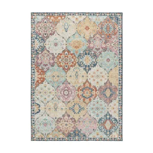 Buitentapijt – vintage – veelkleurig – 160×230 cm – LUNA Buitentapijt – vintage – veelkleurig – 160×230 cm – LUNA