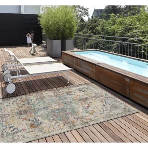 Buitentapijt – vintage – veelkleurig – 120×170 cm – LUNA Buitentapijt – vintage – veelkleurig – 120×170 cm – LUNA