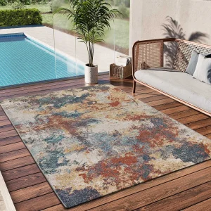 Buitentapijt – abstract – veelkleurig – 120×170 cm – LUNA Buitentapijt – abstract – veelkleurig – 120×170 cm – LUNA