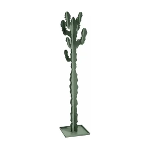 Cactus kapstok, 170 cm, vrijstaande ijzeren constructie, modern decoratief design voor slaapkamer, kantoor of entree, Gemaakt in Italië, Saliegroen