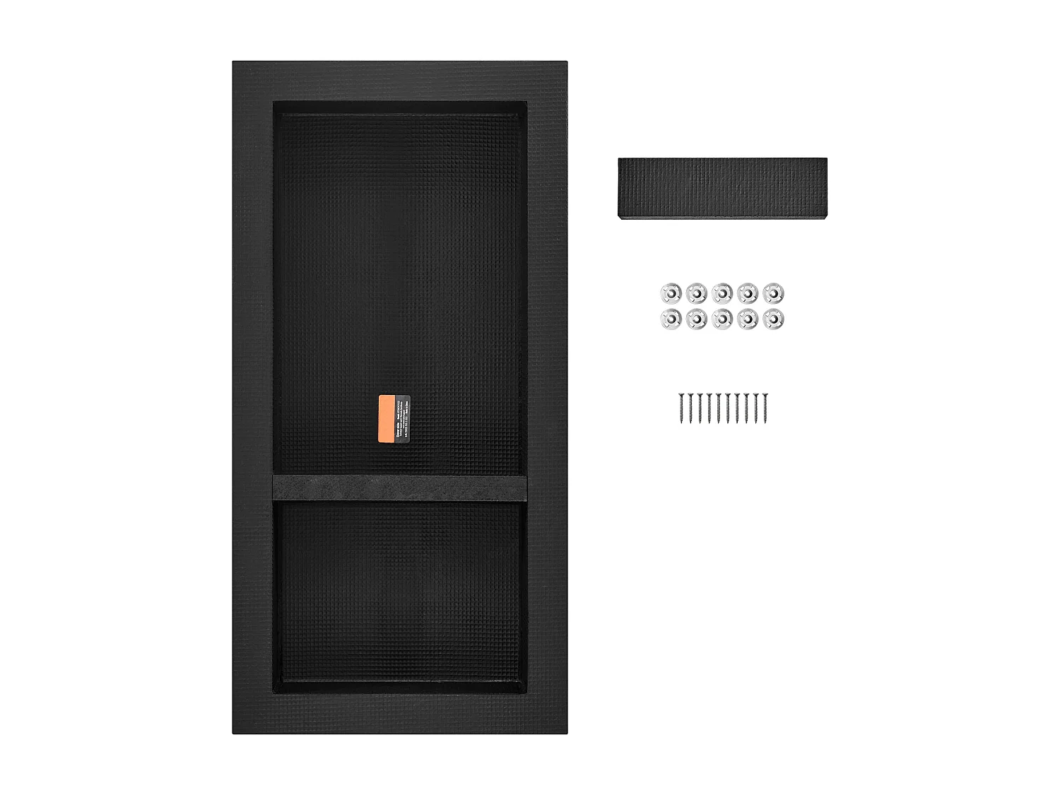 Douche Niche SucceBuy 41 x 81 x 10 cm Dubbele Inbouw Doucheplank Badkamer