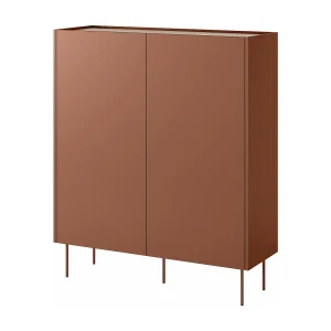 Buffet 2 deuren 2 laden met metalen voet 120×140 cm Buffet 2 deuren 2 laden met metalen voet 120×140 cm