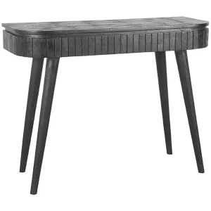 Bureau Nils – Zwart – Mangohout – 100cm