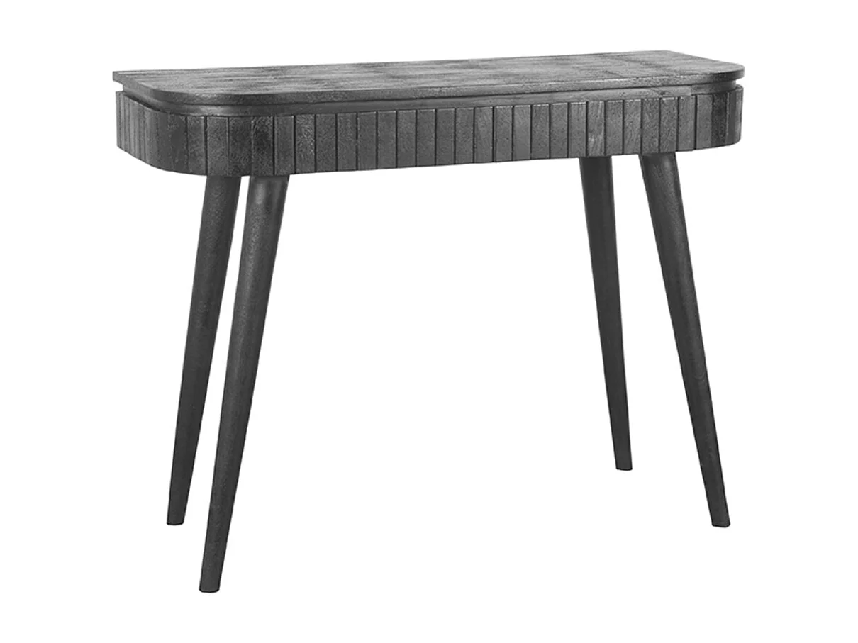 Bureau Nils - Zwart - Mangohout - 100cm