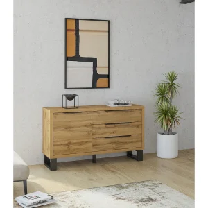 Commode met drie lades HALLE Commode met drie lades HALLE