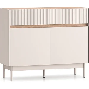 Connie Kasjmier en Hout 2-deurs dressoir met 2 laden Connie Kasjmier en Hout 2-deurs dressoir met 2 laden