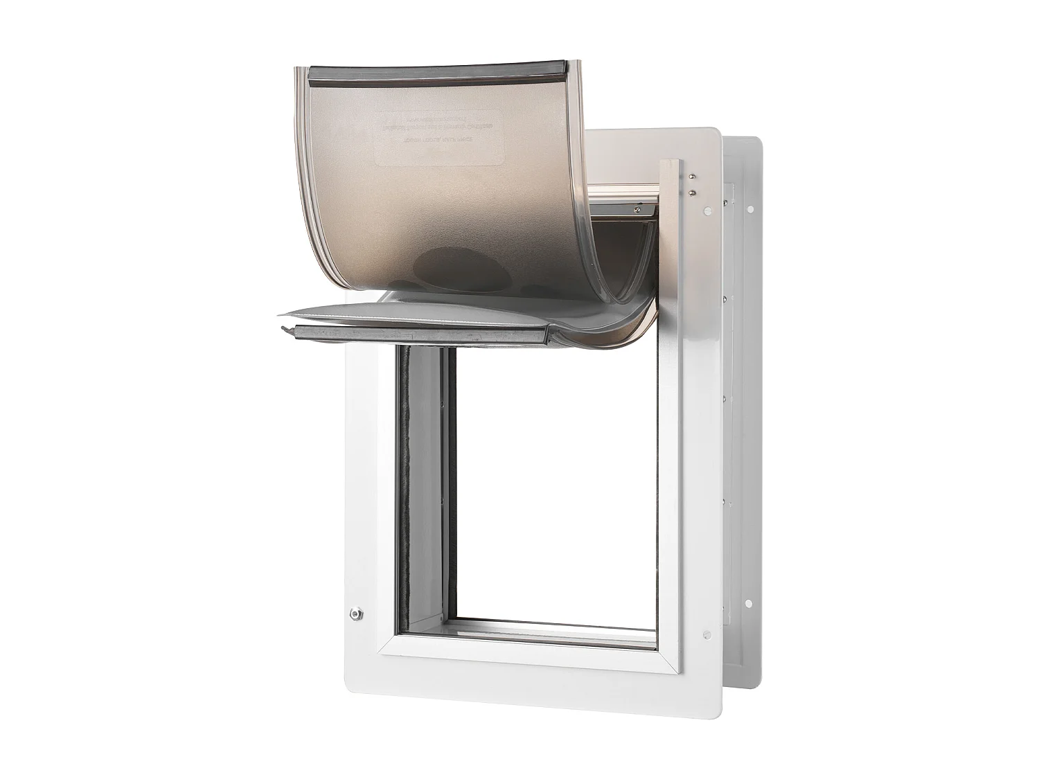 Dierendeur SucceBuy, Huisdieropening, M, voor Muur met Slot en Metaalframe met 3 Vleugels