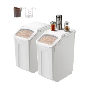 Contener SucceBuy Groot Ingredienten Opslagrek 20 L x 2, Hermetische Keuken Meelbak Contener SucceBuy Groot Ingredienten Opslagrek 20 L x 2, Hermetische Keuken Meelbak